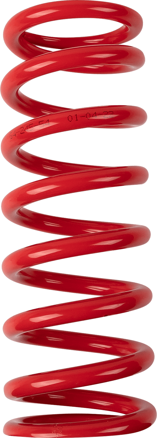 MOOSE OFFROAD Shock Spring 1312-0991 - 64/66 mm OD, 54 N/mm Rate, Red - Kelly Motorsports