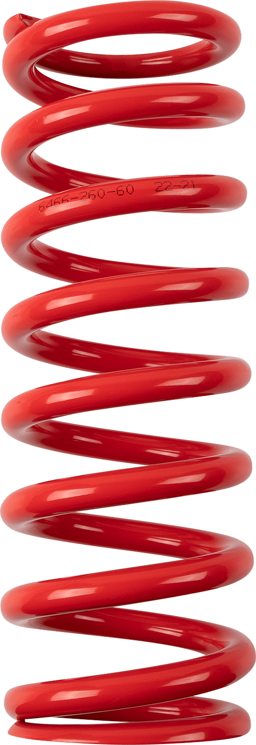 MOOSE OFFROAD Shock Spring 1312-1002 for 64/66 mm OD, 60 N/mm, Red - Kelly Motorsports
