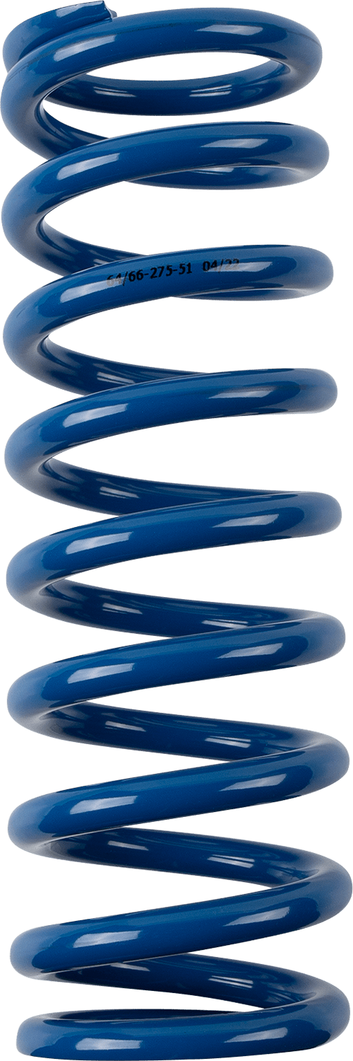 MOOSE OFFROAD Shock Spring 1312-1007 - 64/66 mm OD, 51 N/mm Spring Rate, Blue - Kelly Motorsports