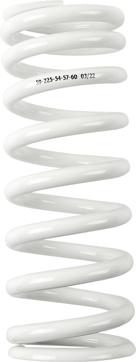 MOOSE OFFROAD Shock Spring 1312-1013, 59mm OD, 54/57/60 N/mm, White - Kelly Motorsports