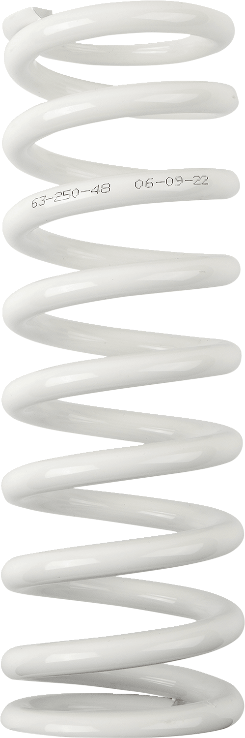 MOOSE Offroad Shock Spring 1312-1033 - 63 mm OD, 48 N/mm - White - Kelly Motorsports