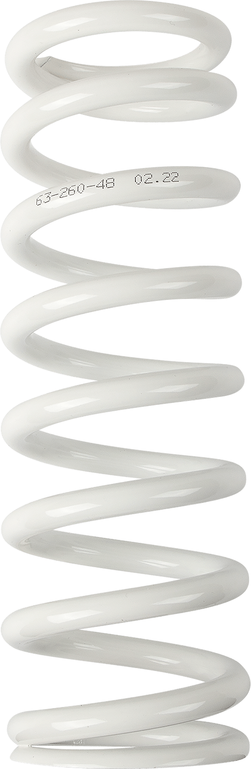 Moose Offroad Shock Spring 48 N/mm - 63mm Diameter, White - Part 1312-0980 - Kelly Motorsports