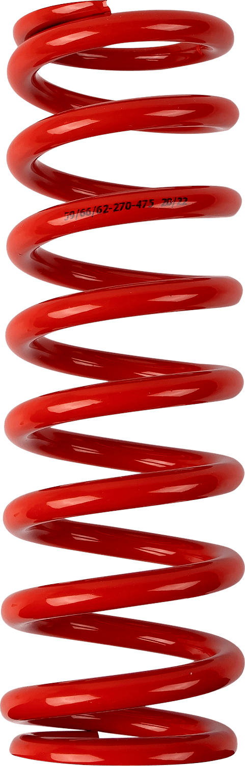 Moose Offroad Shock Spring 59/62mm OD - 47.5 N/mm Red 1312-0964 - Kelly Motorsports