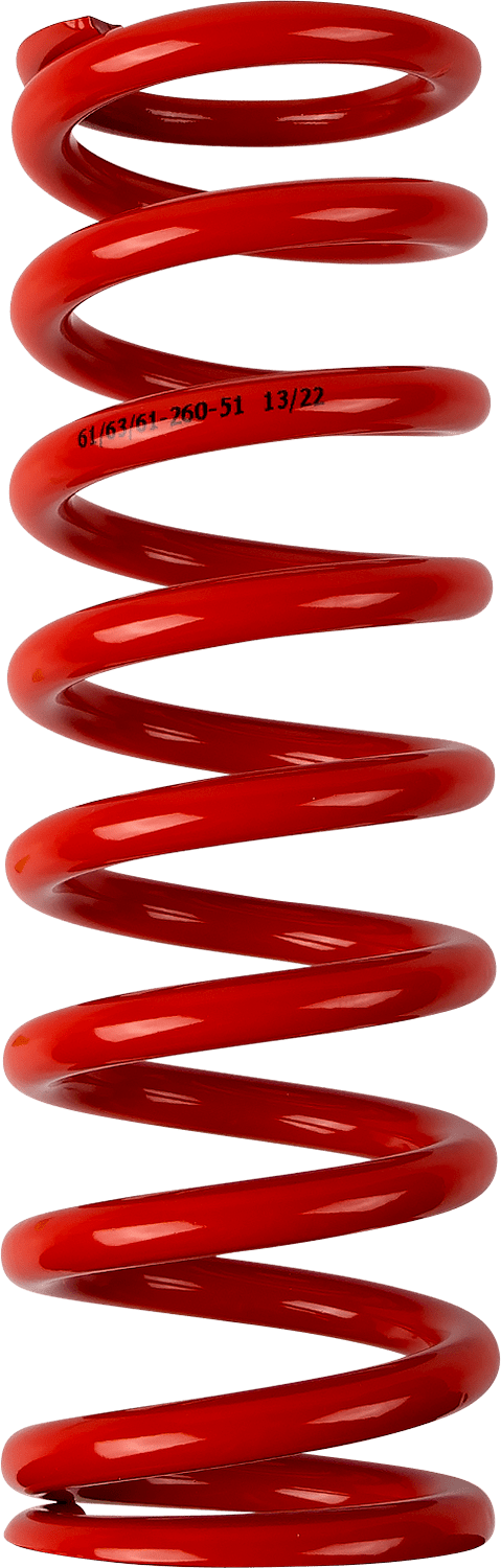 Moose Offroad Shock Spring 61mm OD, 51 N/mm, Red - Part Number 1312-0971 - Kelly Motorsports