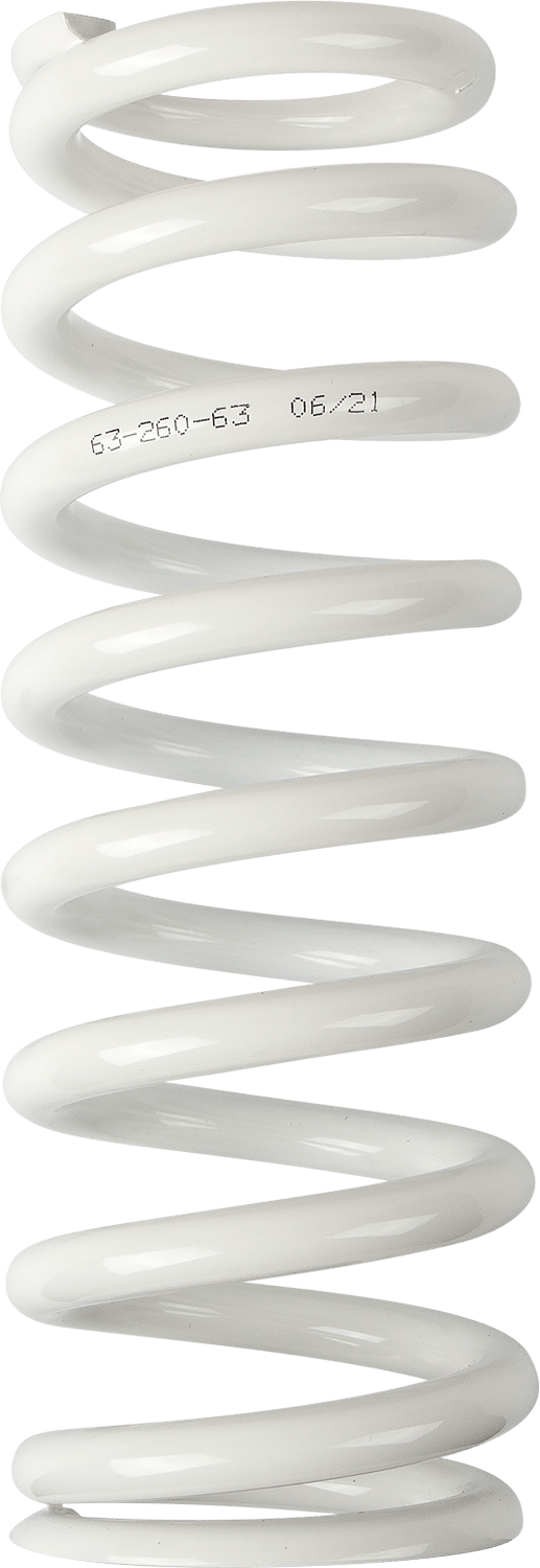 Moose Offroad Shock Spring 63mm OD - 63 N/mm - White, Part No. 1312-0985 - Kelly Motorsports