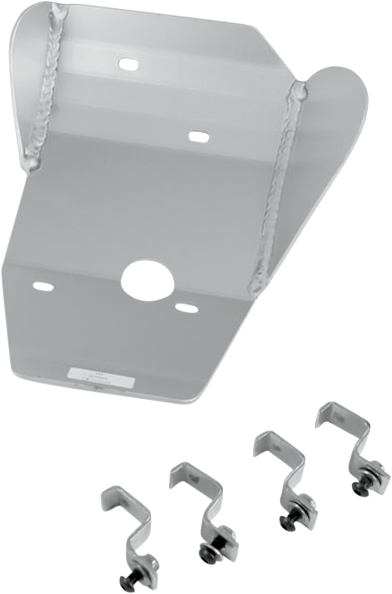 Moose Offroad Skid Plate for Honda CR125 - Model 105 with Aluminum Construction and Corrosion Protection - Kelly Motorsports