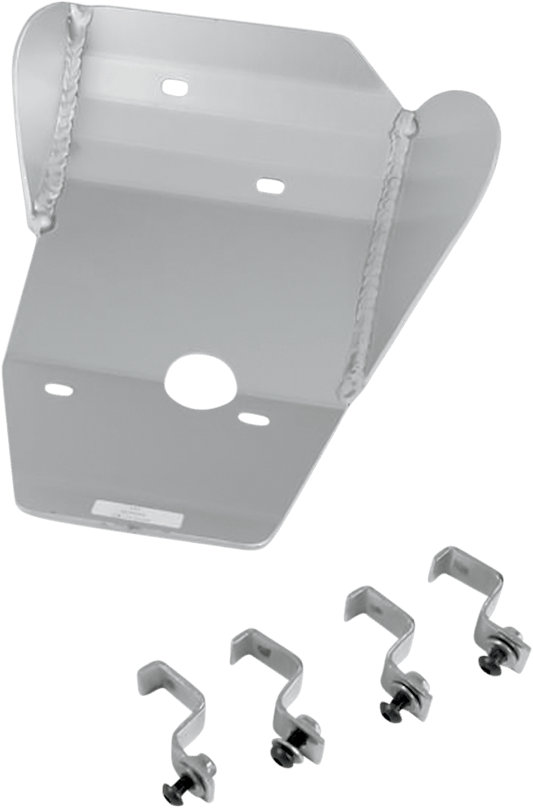 Moose Offroad Skid Plate for Honda CR125 - Model 105 with Aluminum Construction and Corrosion Protection - Kelly Motorsports