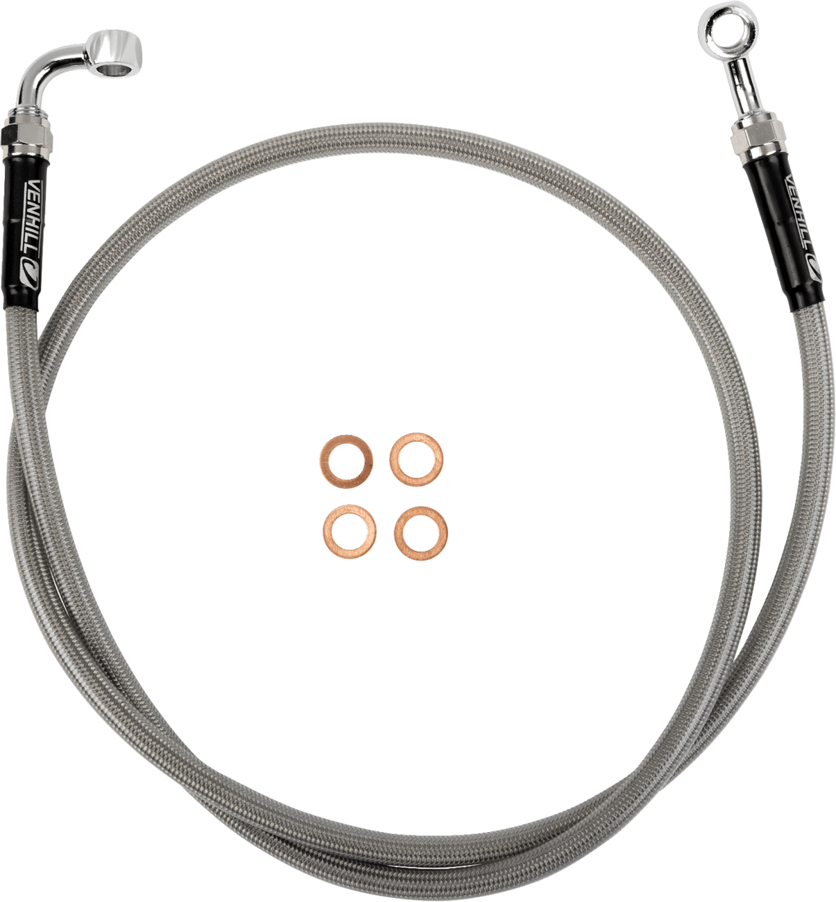 MOOSE OFFROAD Stainless Steel Braided Clutch Line for Gas Gas, Husqvarna, KTM - Part K01-3-041/P - Kelly Motorsports