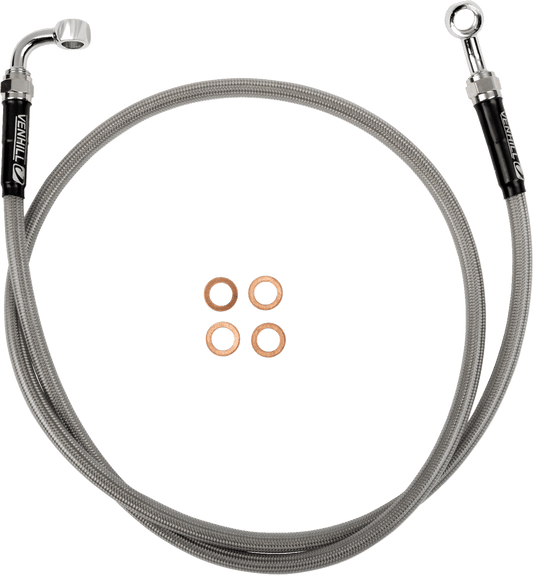 MOOSE OFFROAD Stainless Steel Braided Clutch Line for Gas Gas, Husqvarna, KTM - Part K01-3-041/P - Kelly Motorsports