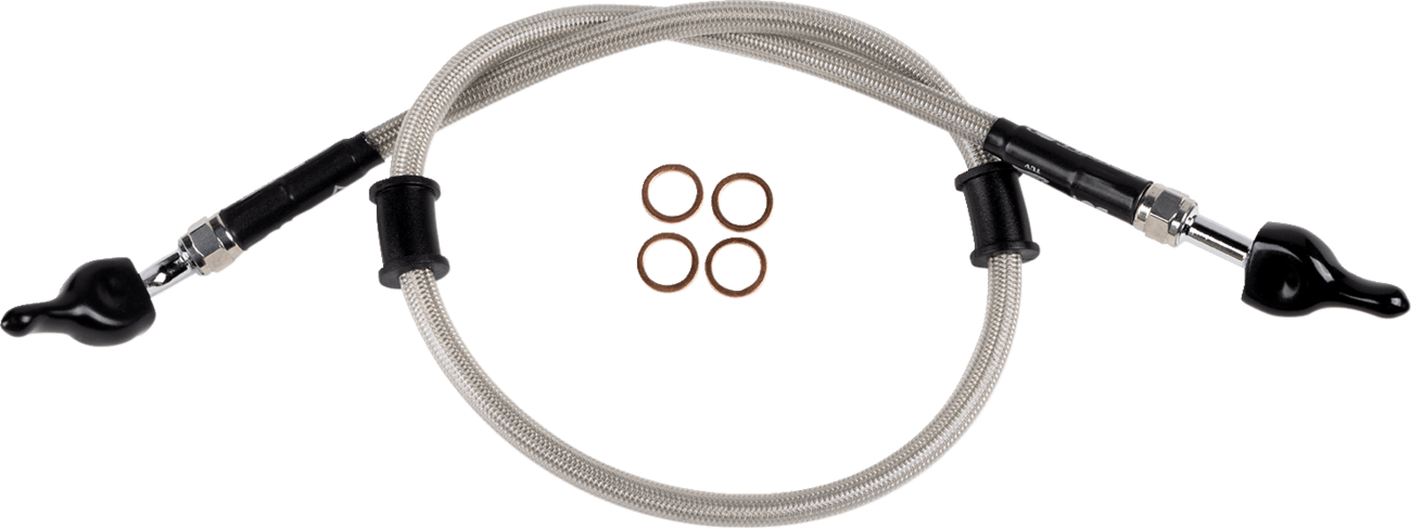 MOOSE OFFROAD Stainless Steel Brake Line H01-1-032/P for Enhanced Performance and Durability - Kelly Motorsports