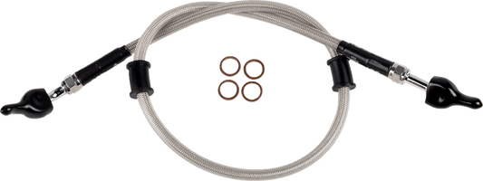 MOOSE OFFROAD Stainless Steel Brake Line Y01-2-043/P for Enhanced Performance and Durability - Kelly Motorsports
