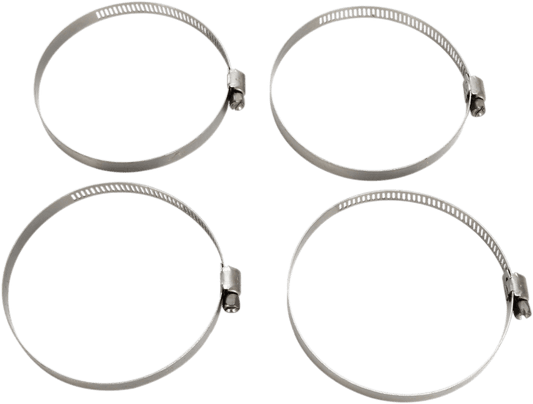 MOOSE OFFROAD Stainless Steel Clamp Hose 58-83mm Part Number 114-6444 (4-Pack) - Kelly Motorsports