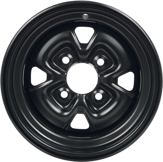 Moose Offroad Steel Wheel – Black – 12x7 Inch – 4/156 Bolt Pattern – Part No. MO12070103 - Kelly Motorsports