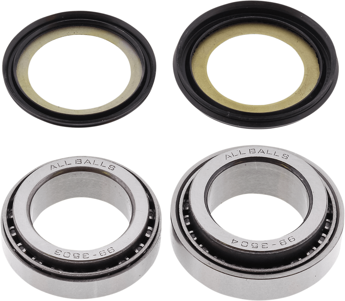 MOOSE OFFROAD Steering Stem Bearing Kit for KTM 22-1014 – Tapered Roller Bearings Replacement - Kelly Motorsports
