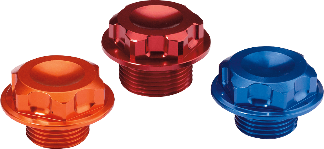 MOOSE OFFROAD Steering Stem Nut - Orange C23-5241O for Enhanced Bike Compatibility - Kelly Motorsports
