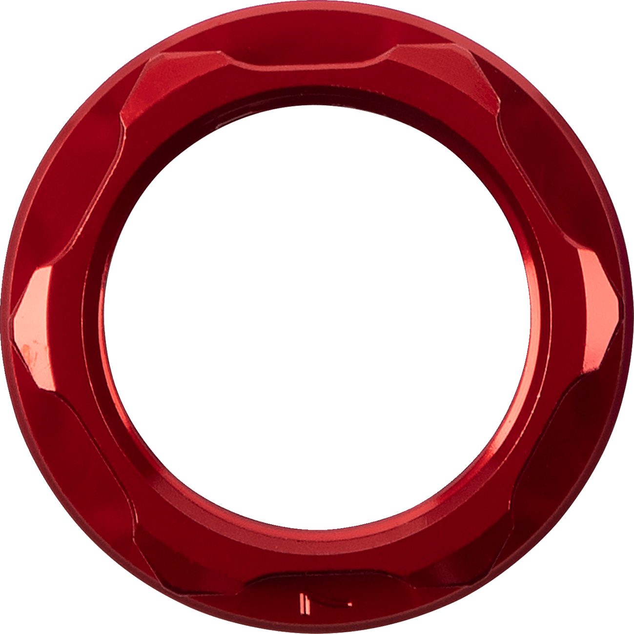 MOOSE OFFROAD Steering Stem Nut - Red C23-1243R - Kelly Motorsports