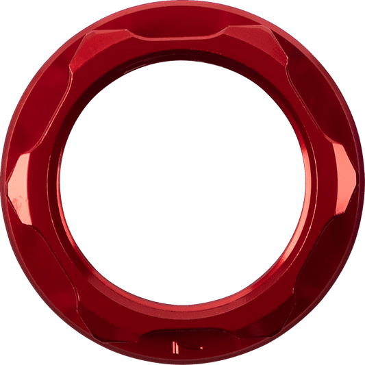 MOOSE OFFROAD Steering Stem Nut - Red C23-1243R - Kelly Motorsports