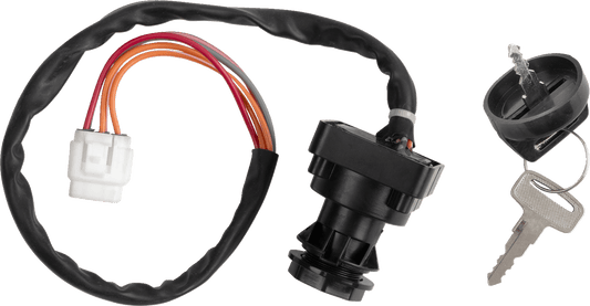 Moose Offroad Suzuki Ignition Switch 300-0128-PU - OEM Replacement with Keys and Mounting Nut - Kelly Motorsports