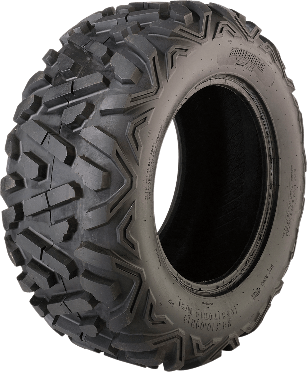Moose Offroad Switchback 25x11-10 Tire - Front/Rear, 4-Ply for All-Terrain Performance - Kelly Motorsports