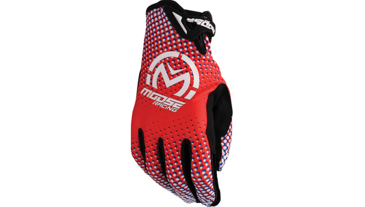 Moose Offroad SX1 Gloves - Adult | Red/White/Blue - Kelly Motorsports
