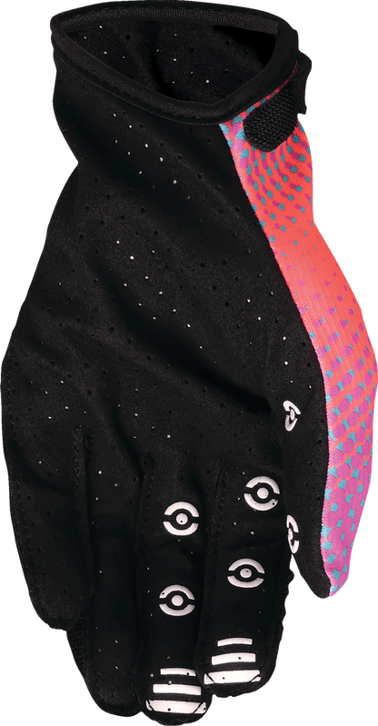 MOOSE OFFROAD SX1™ Gloves - Pink, Purple & Teal, Small – Performance Off-Road Hand Protection - Kelly Motorsports
