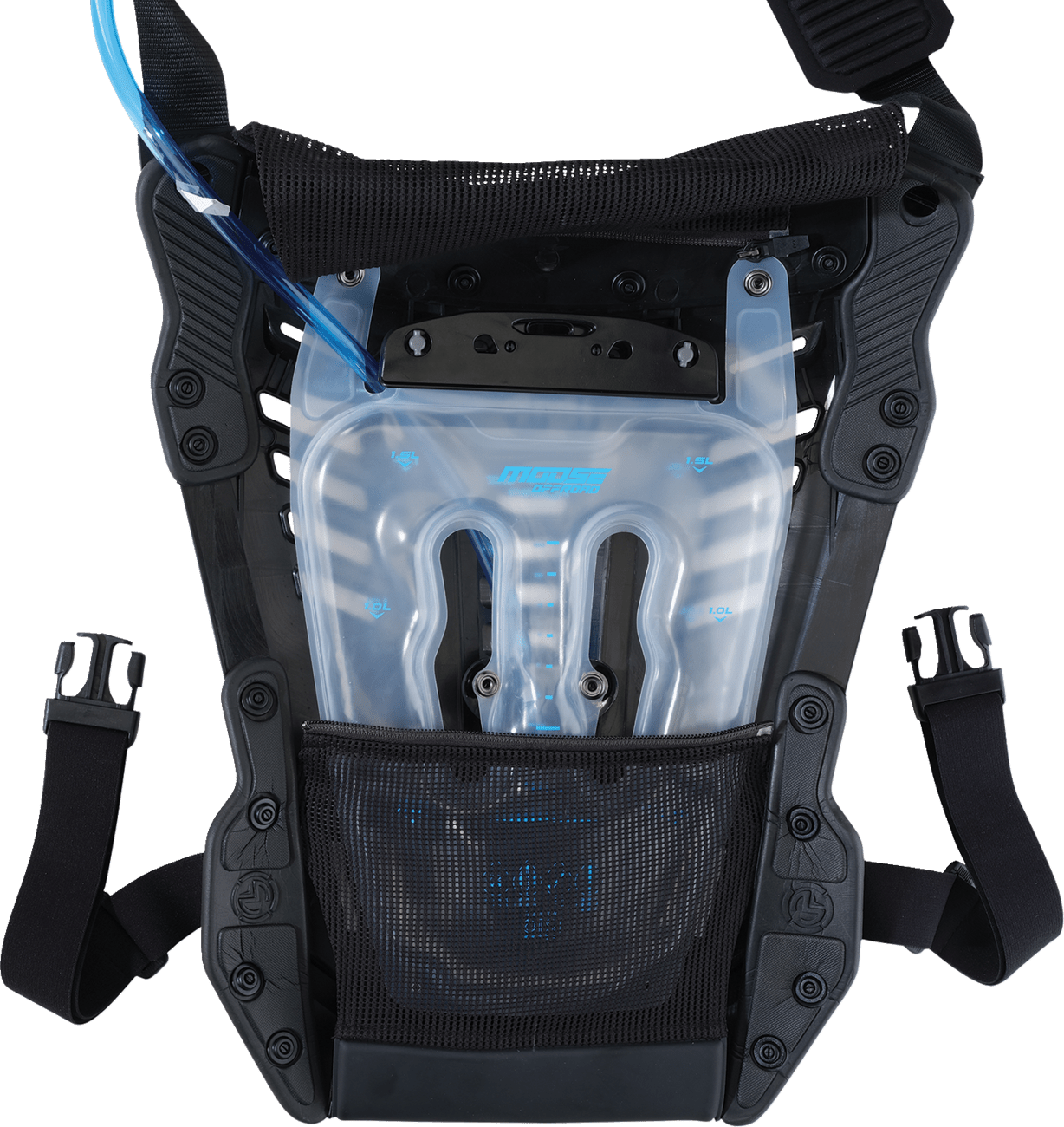 MOOSE OFFROAD Synapse Hydra Protector XL/2XL - Black with Integrated 1.5L Hydration Bladder - Kelly Motorsports