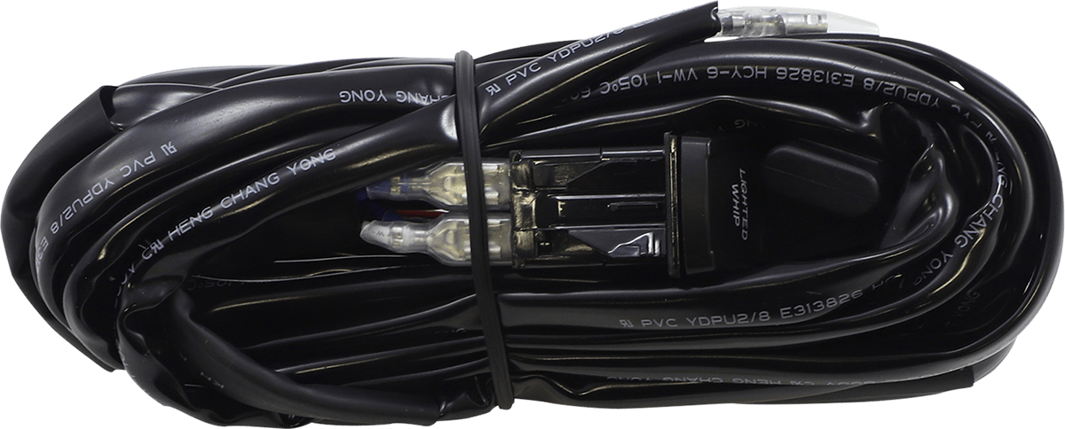 Moose Offroad T-4-119-M Wiring Harness with Blue LED Rocker Switch for UTVs - Kelly Motorsports
