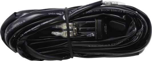 Moose Offroad T-4-119-M Wiring Harness with Blue LED Rocker Switch for UTVs - Kelly Motorsports