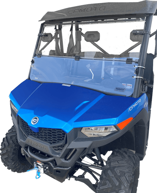 MOOSE OFFROAD U600 LEMA100-0052 Full Folding Windshield with Ventilation and Easy Mounting - Kelly Motorsports