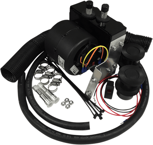 MOOSE OFFROAD UTV Cab Heater Kit for Polaris Z4185 - 12V Water Operated with Universal Radiator Hoses - Kelly Motorsports
