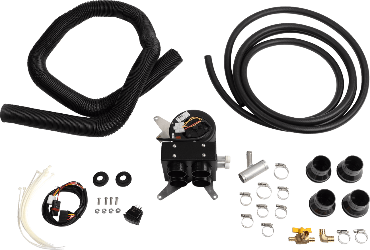Moose Offroad UTV Cab Heater Z4137 for Polaris - 12V Water-Operated Heating Solution - Kelly Motorsports