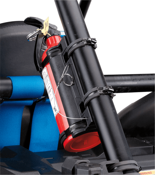 Moose Offroad UTV Fire Extinguisher Mount Fire-ES1 – Universal Tubular Roll Cage Compatible - Kelly Motorsports