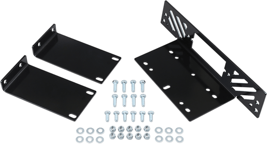 MOOSE OFFROAD UTV Winch Mount for Polaris RM4 Plow Mount Systems - Part 1618PF - Kelly Motorsports
