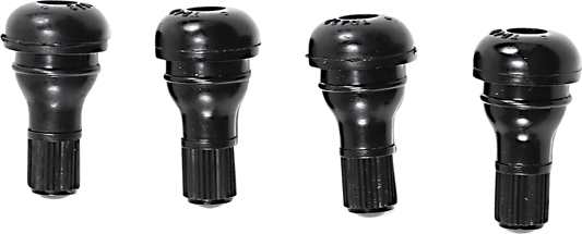 MOOSE OFFROAD Valve Stem - Push-In Black TR412-B4 - Kelly Motorsports