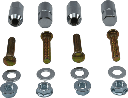 MOOSE OFFROAD Wheel Stud and Nut Kit for Polaris RZR 570 and Ranger 700/800 – Front, Part 85-1130 - Kelly Motorsports