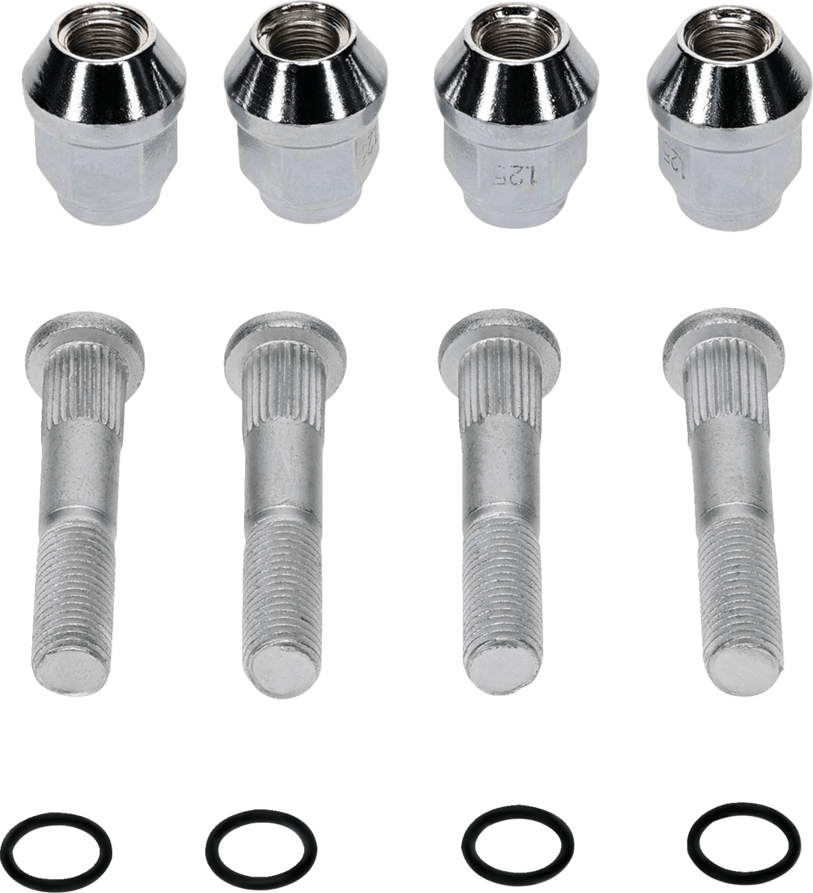 MOOSE OFFROAD Wheel Stud and Nut Kit for Suzuki KingQuad 400 - Rear Right (Part 85-1145) - Kelly Motorsports