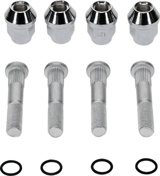 MOOSE OFFROAD Wheel Stud and Nut Kit for Suzuki KingQuad 400 - Rear Right (Part 85-1145) - Kelly Motorsports