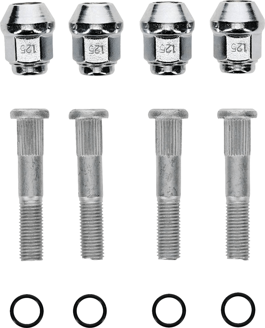 MOOSE OFFROAD Wheel Stud and Nut Kit for Suzuki KingQuad 400 - Rear Right (Part 85-1145) - Kelly Motorsports