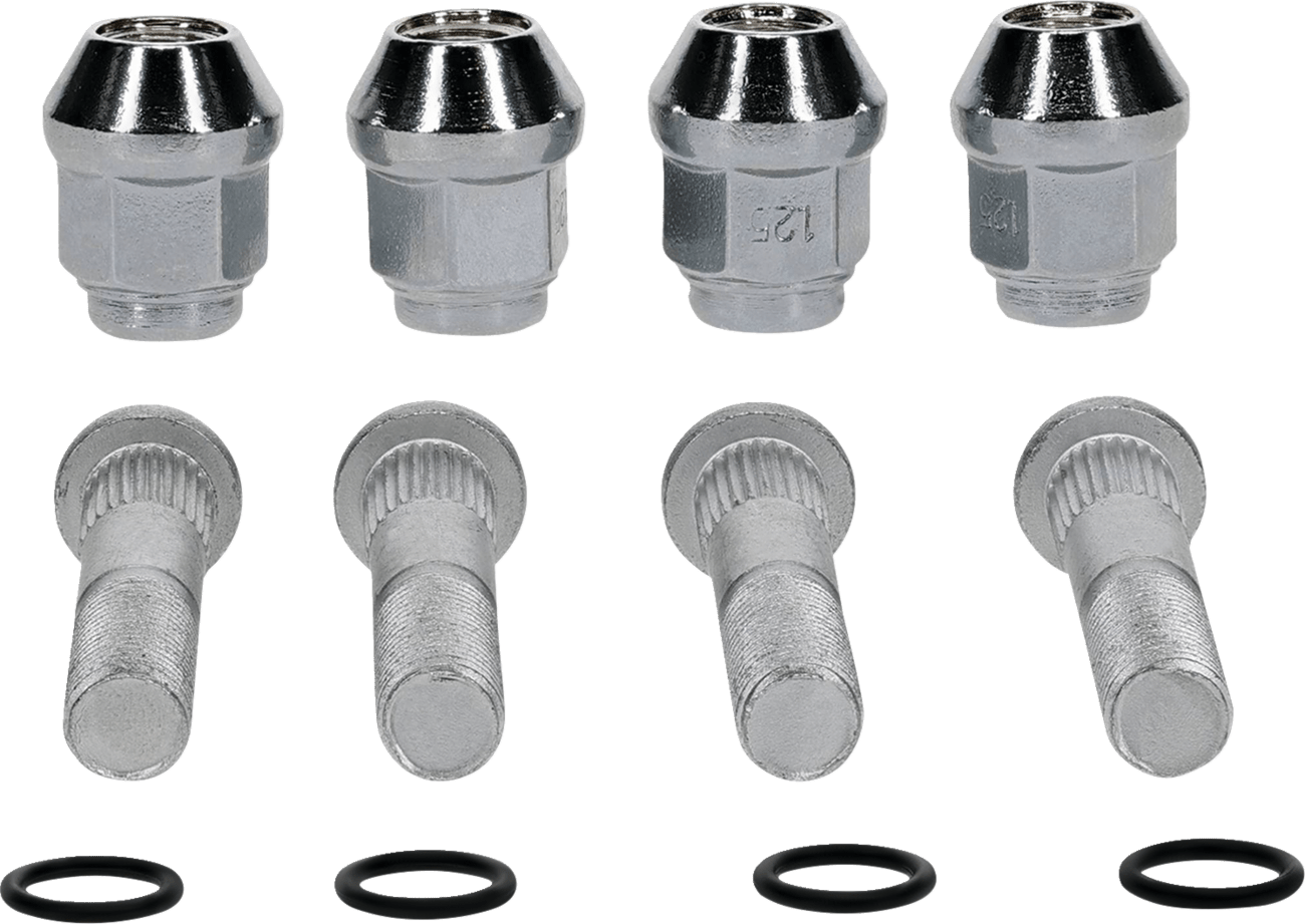 MOOSE OFFROAD Wheel Stud and Nut Kit for Suzuki KingQuad 400 - Rear Right (Part 85-1145) - Kelly Motorsports