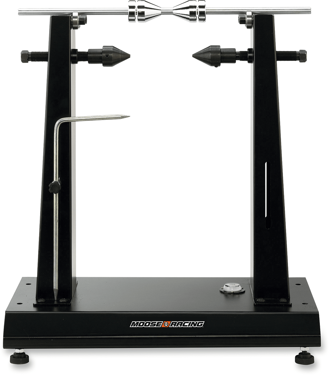 Moose Offroad Wheel Truing and Balancing Stand 10-8000 with Adjustable Width and Level - Kelly Motorsports