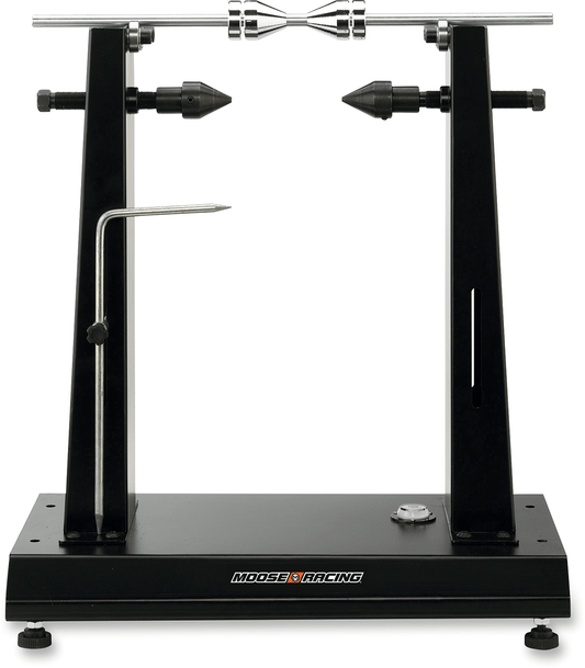Moose Offroad Wheel Truing and Balancing Stand 10-8000 with Adjustable Width and Level - Kelly Motorsports