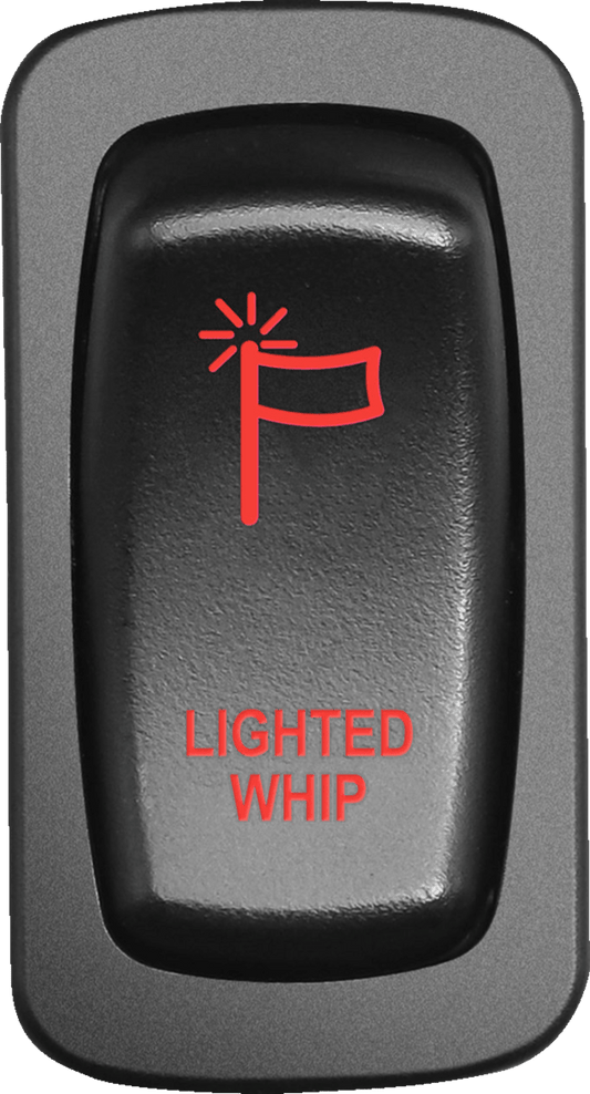 Moose Offroad Whip Light Switch - Red WHP-CAR-R - Kelly Motorsports