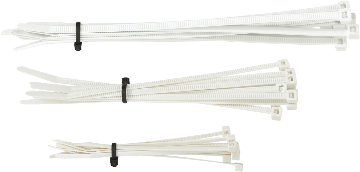 Moose Offroad White Cable Ties - 30 Pack, Part Number 303-4689 - Kelly Motorsports