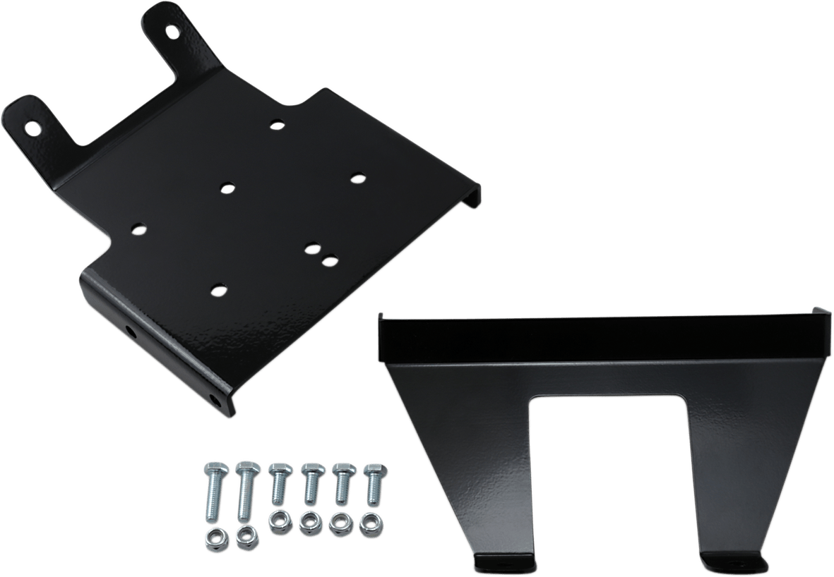 MOOSE OFFROAD Winch Mount for ATV - Suzuki 1605PF with Quick-Connect Hardware - Kelly Motorsports