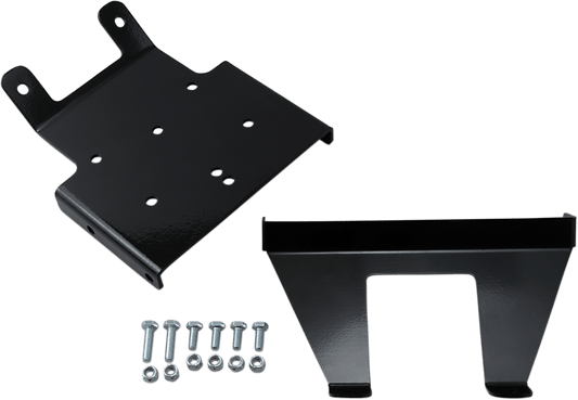 MOOSE OFFROAD Winch Mount for ATV - Suzuki 1605PF with Quick-Connect Hardware - Kelly Motorsports