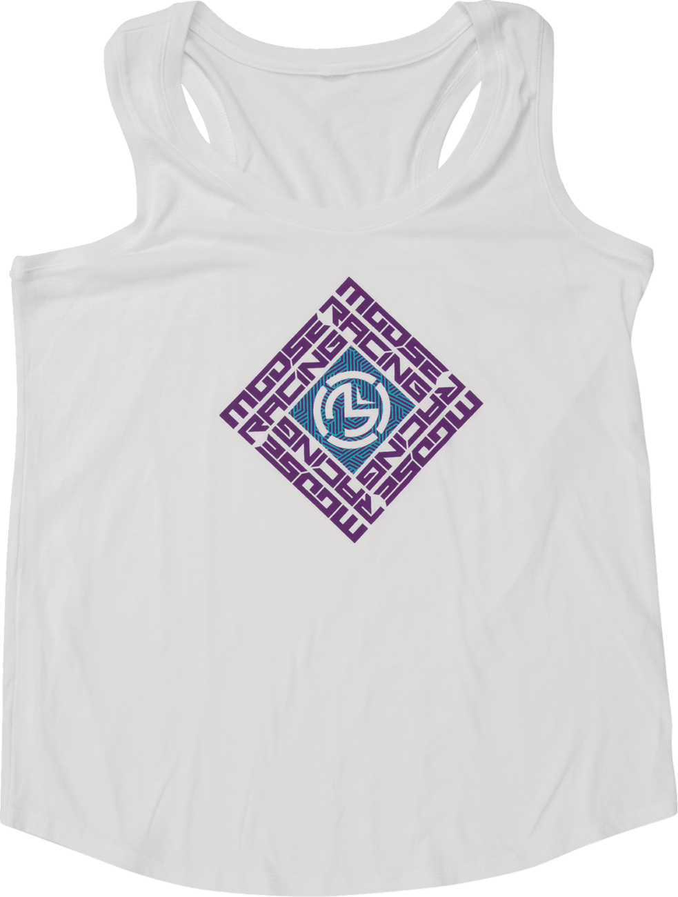 MOOSE OFFROAD Women's Spin Sync Tank Top - White - Large (Part 3031-4282) - Kelly Motorsports