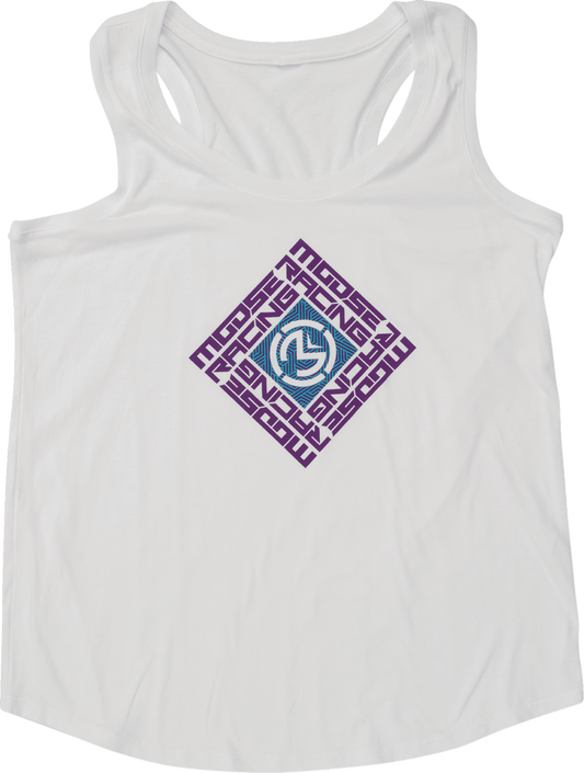 Moose Offroad Women's Spin Sync Tank Top - White - Small (Part 3031-4280) - Kelly Motorsports