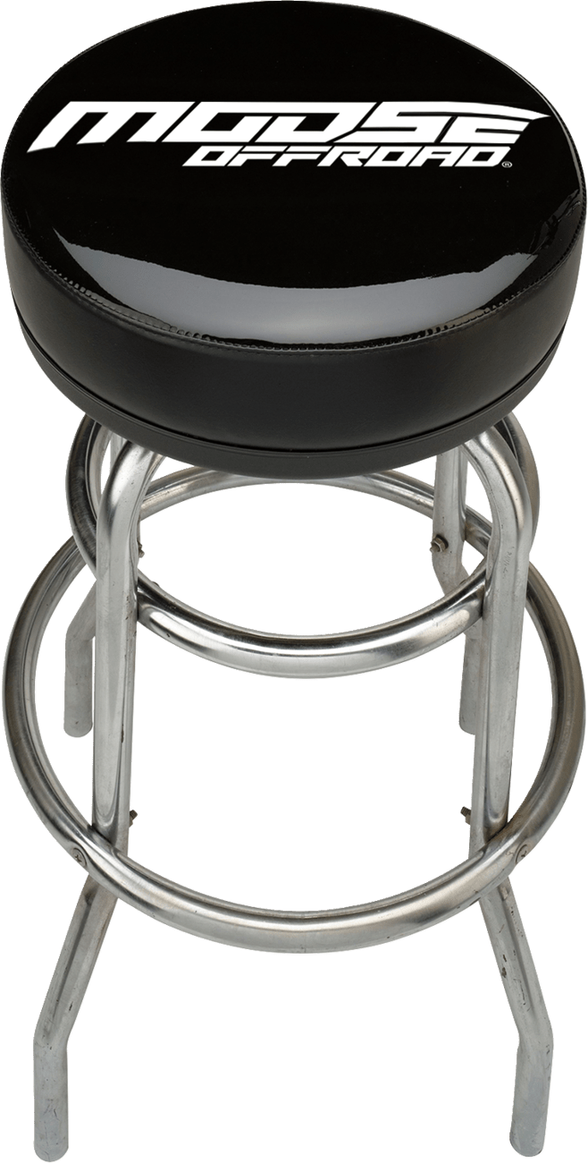 Moose Offroad X80-6020MO Bar Stool with Chrome Pedestals - Kelly Motorsports