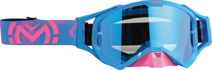 Moose Offroad XCR Goggle – Blue/Pink with Blue Mirror Lens, Part 2601-3163 - Kelly Motorsports