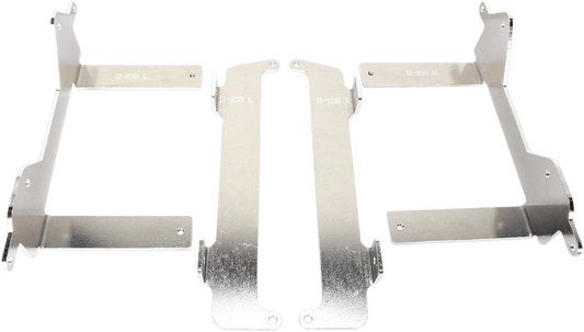 Moose Offroad Yamaha 11-158 Radiator Braces - Heavy-Duty Aluminum Protection - Kelly Motorsports